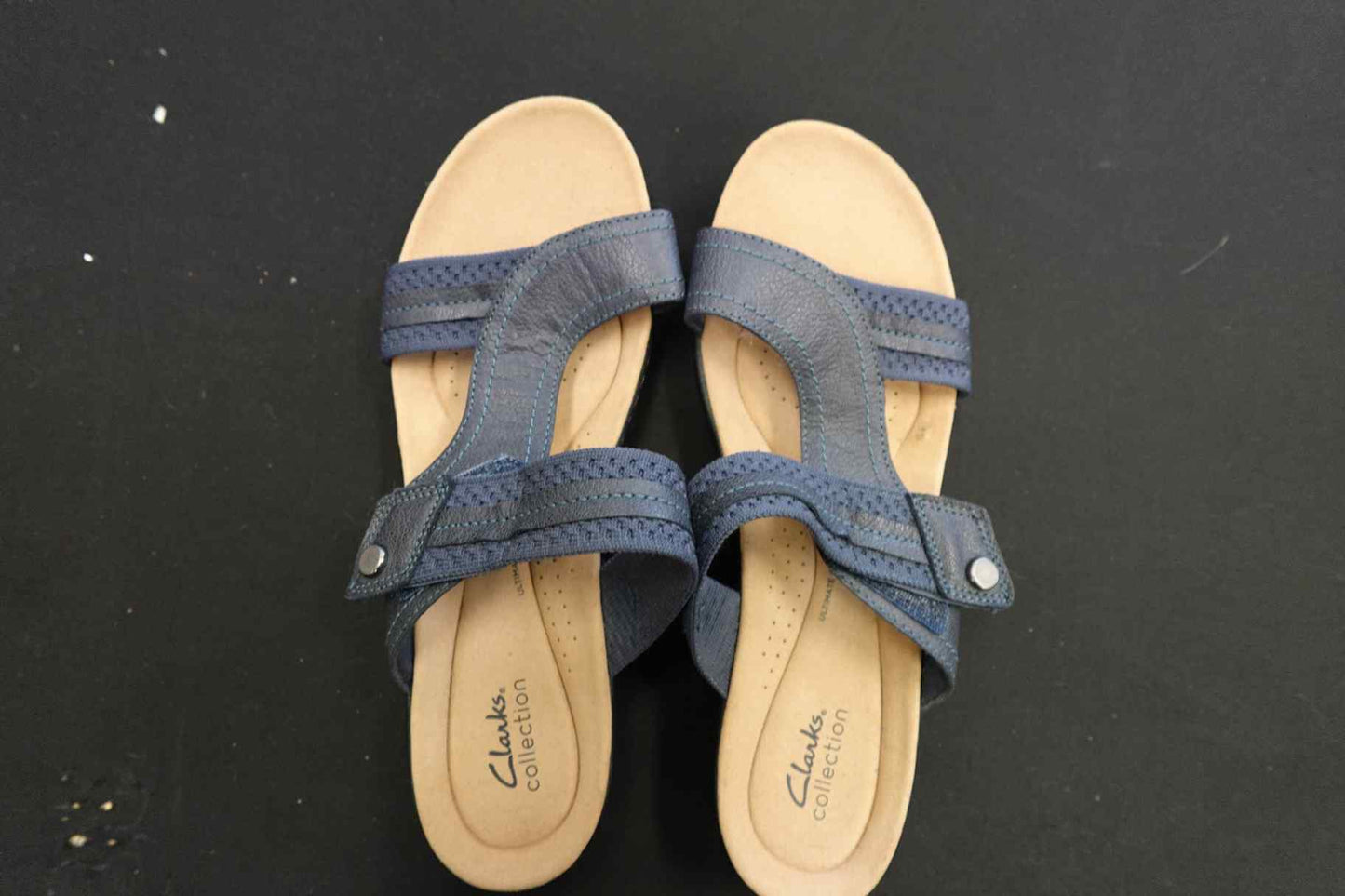 Clarks Collection, Sandals, 11, Canvas
