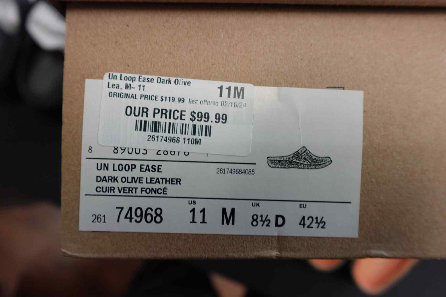 Clarks, Shoes, 11M, Leather Upper