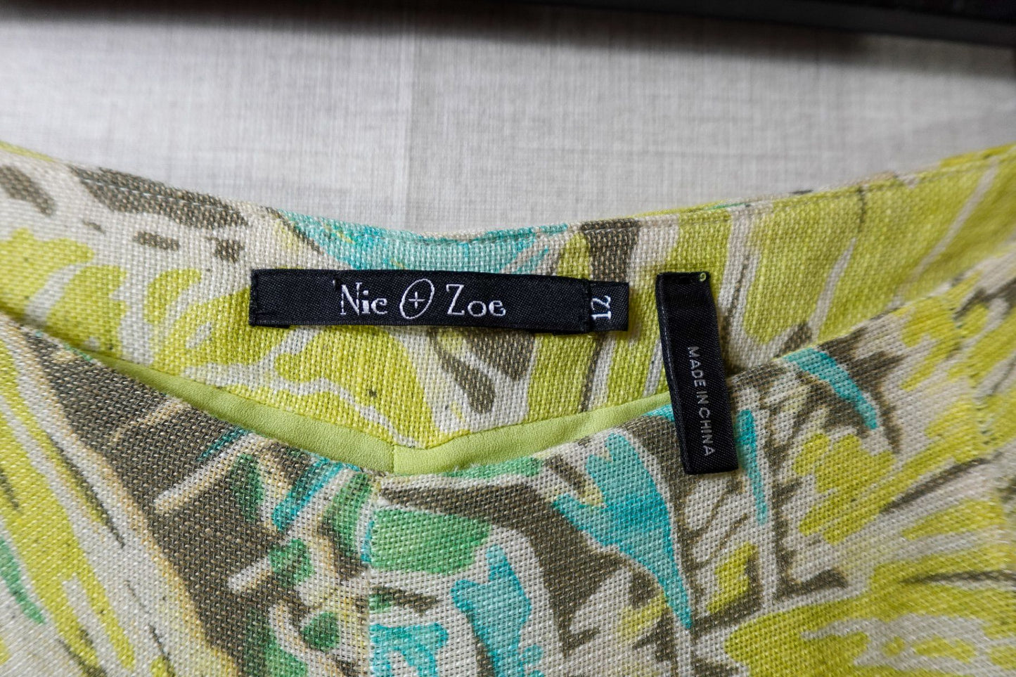 Nic + Zoe, Pants, 12, Linen blend