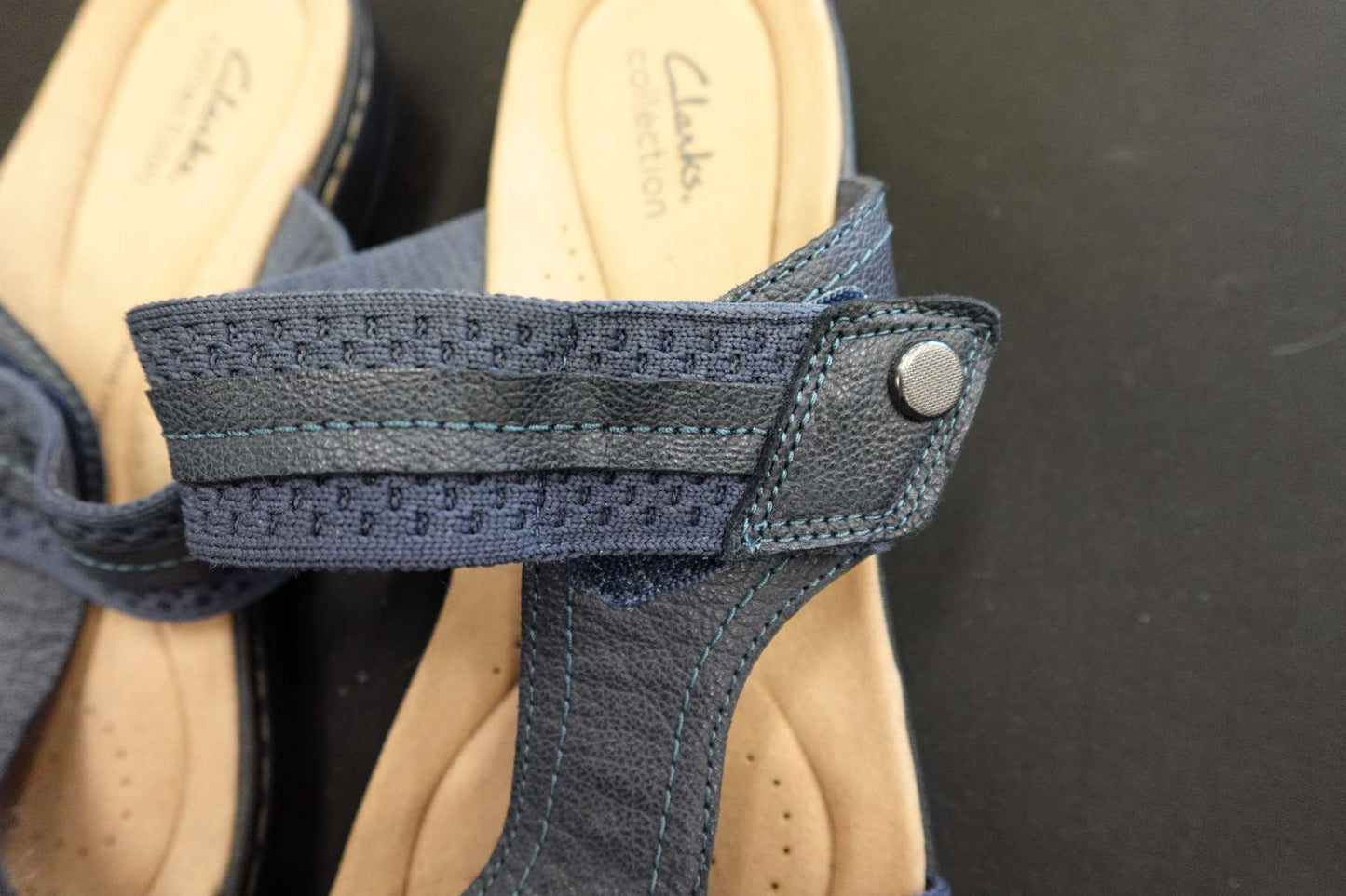 Clarks Collection, Sandals, 11, Canvas