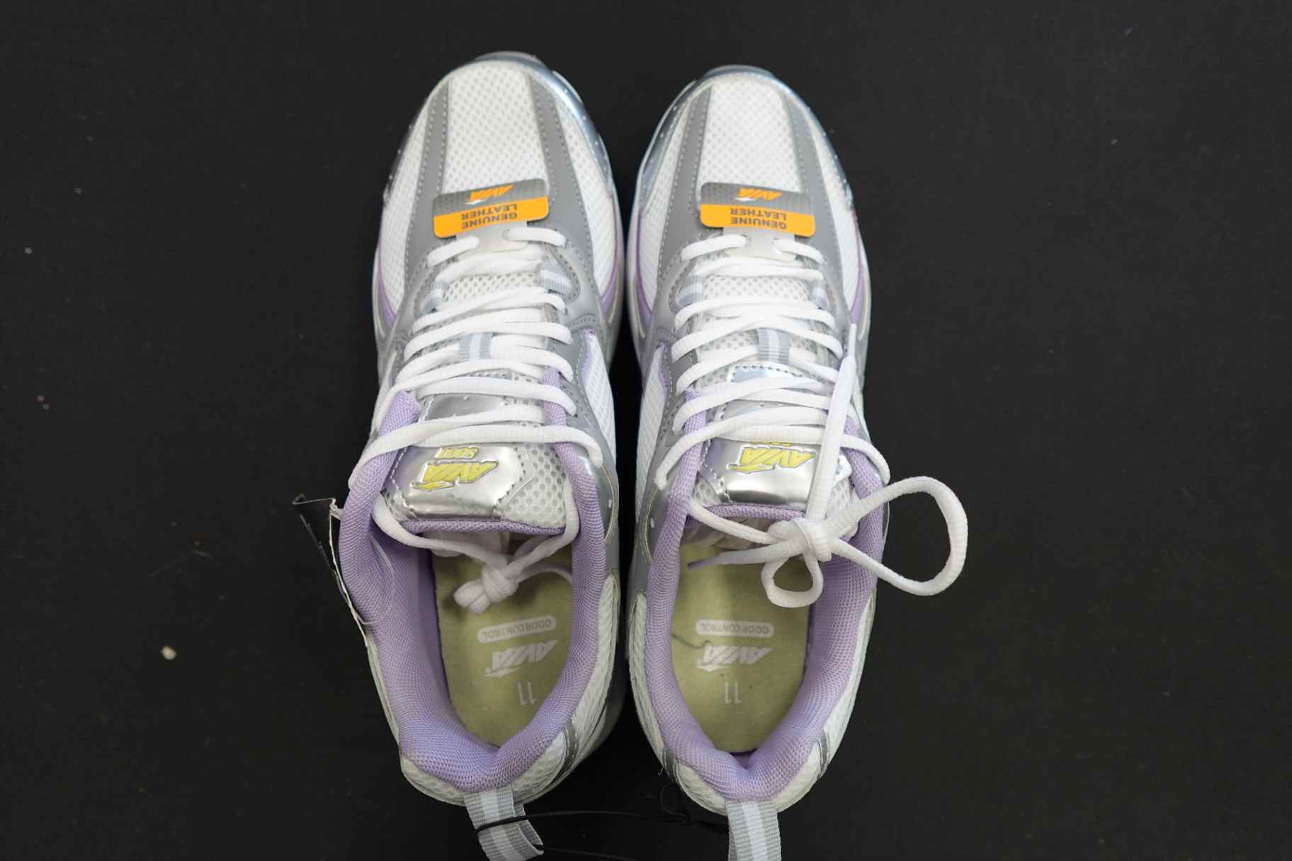Avia, New Sneakers, 11, Leather Upper