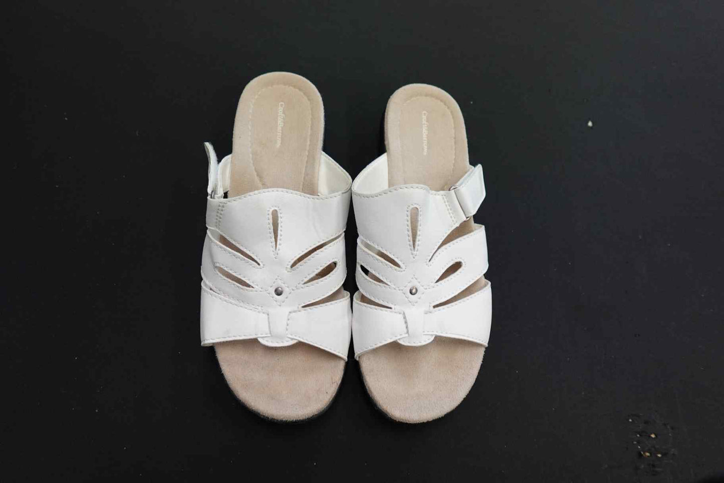 Croft & Barrow, Sandals, 10, Faux Leather
