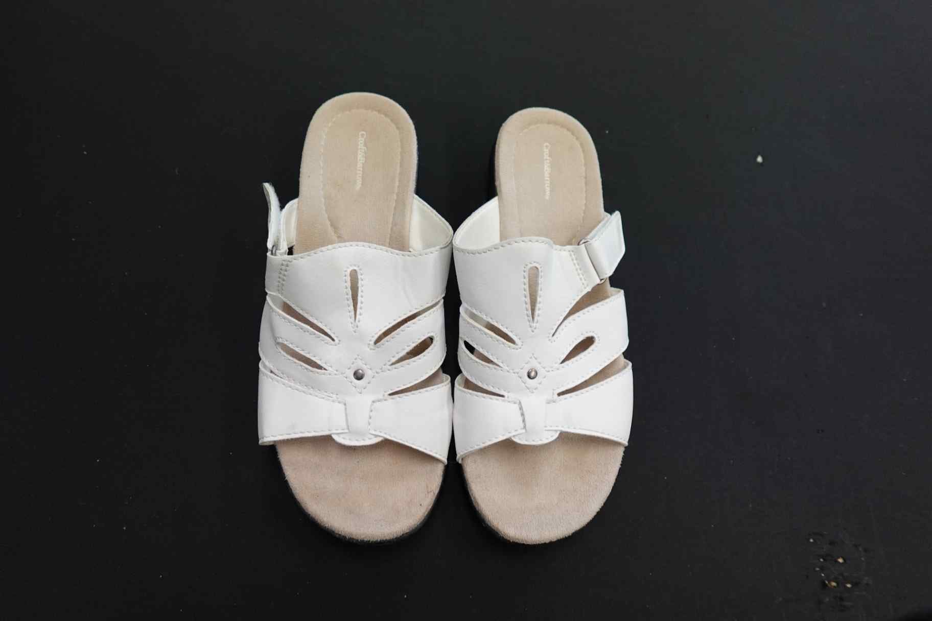 Croft & Barrow, Sandals, 10, Faux Leather