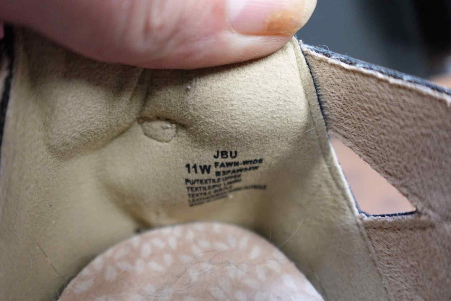 JBU, Mary Jane Shoes, 11W, Faux leather