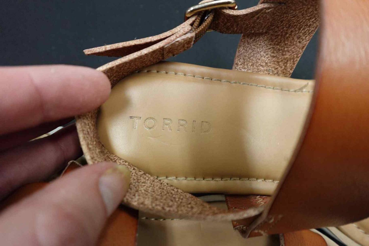 Torrid, Sandals, 8W, Synthetic