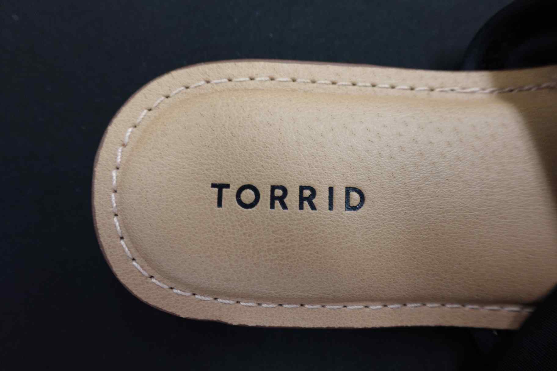 Torrid, Sandals, 8W, Synthetic
