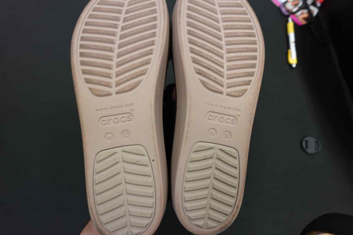 Crocs, Sandals, 10W, Synthetic