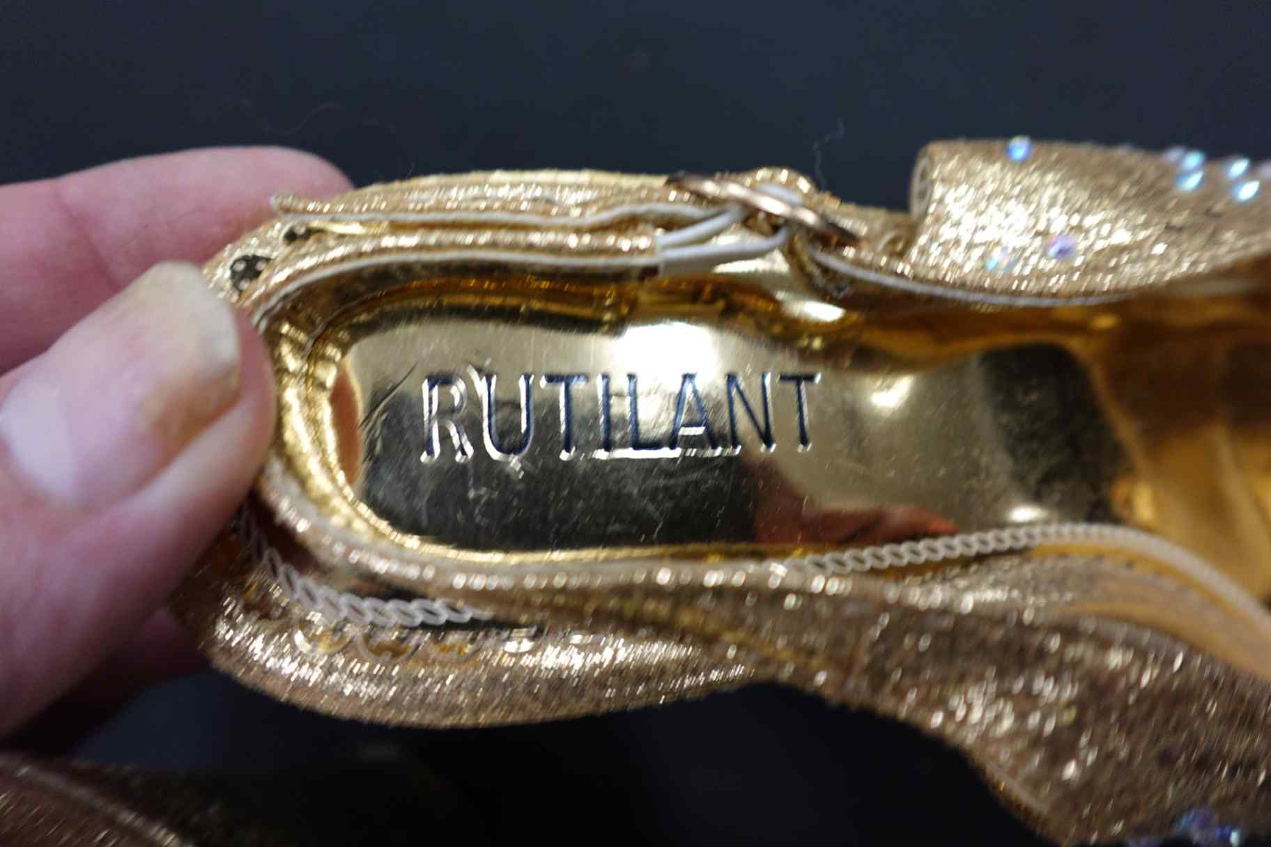 Ruthlant, Heeled Sandals, 40 (9.5), Synthetic