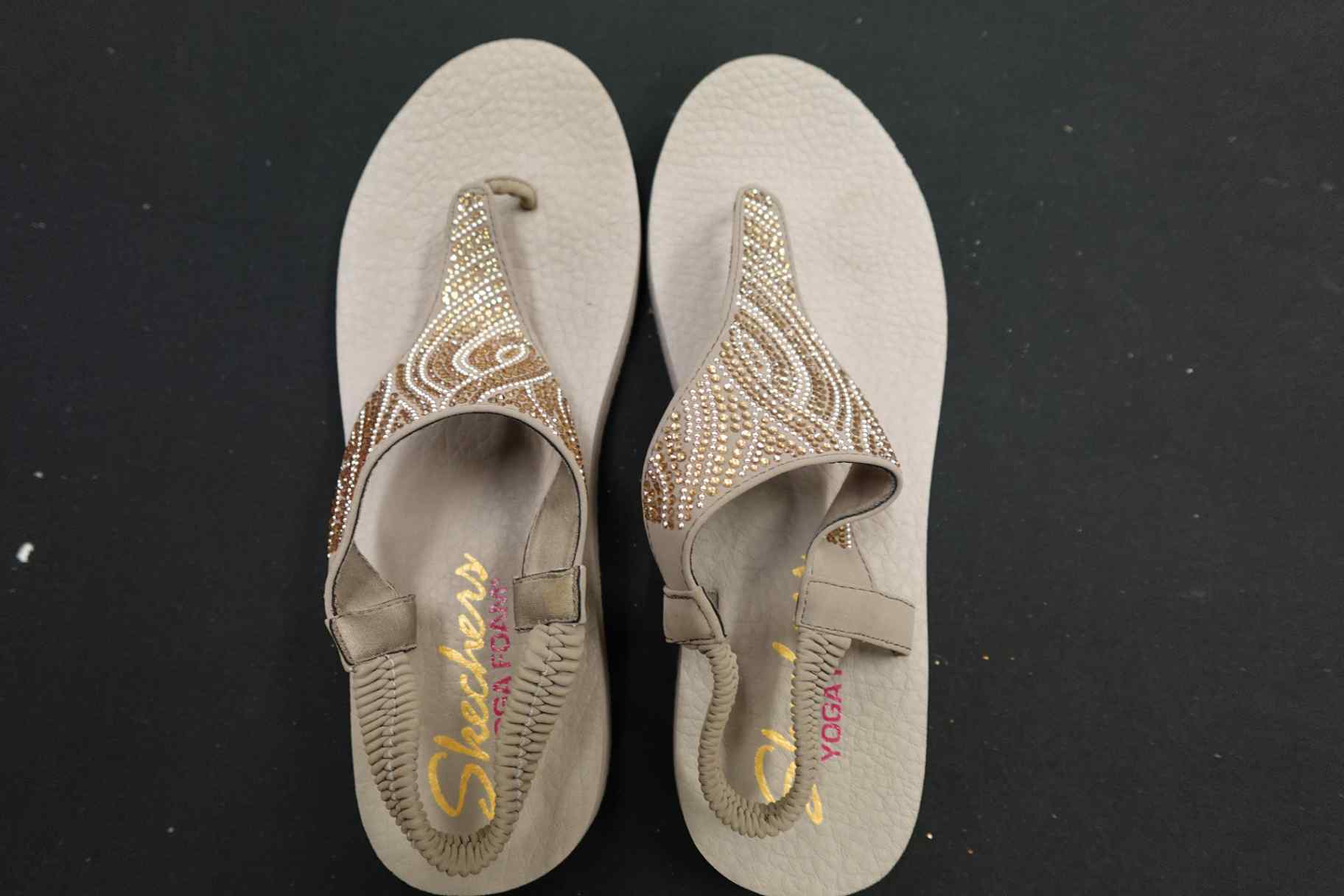 Skechers, Sandals, 11, Leather