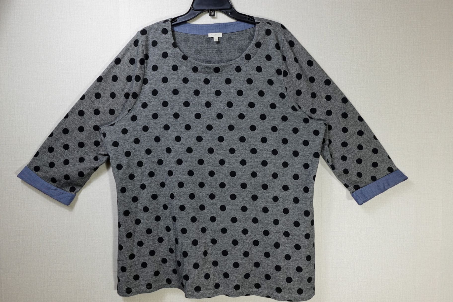 Talbots, 3/4 Sleeve Top, 3X, cotton, polyester, spandex