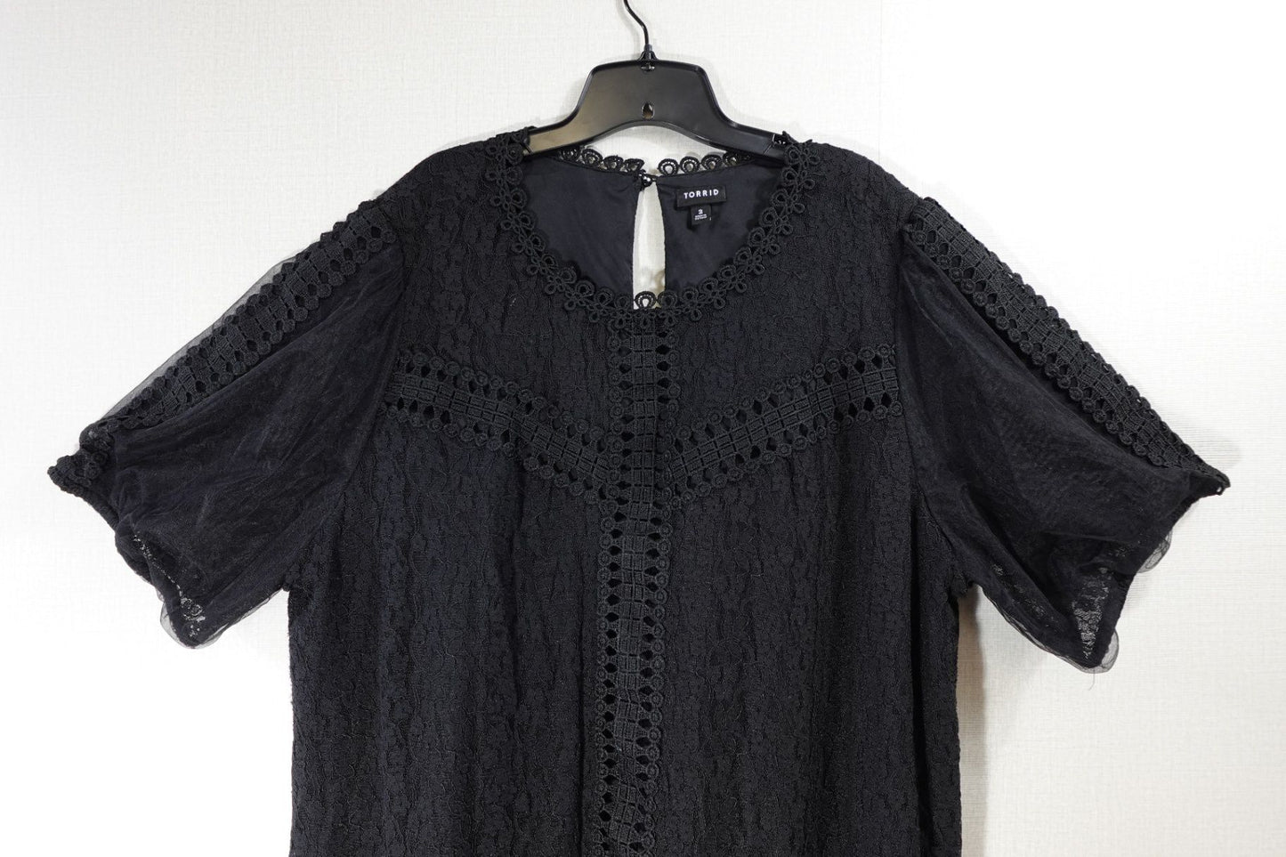 Torrid, Short Sleeved Top, 3X, nylon, rayon, cotton