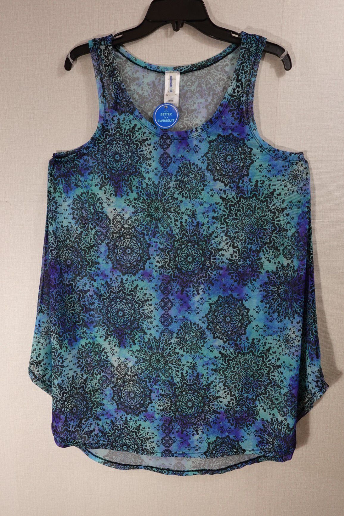Swimsuits For All, New Swim Cover, 14/16, nylon, spandex
