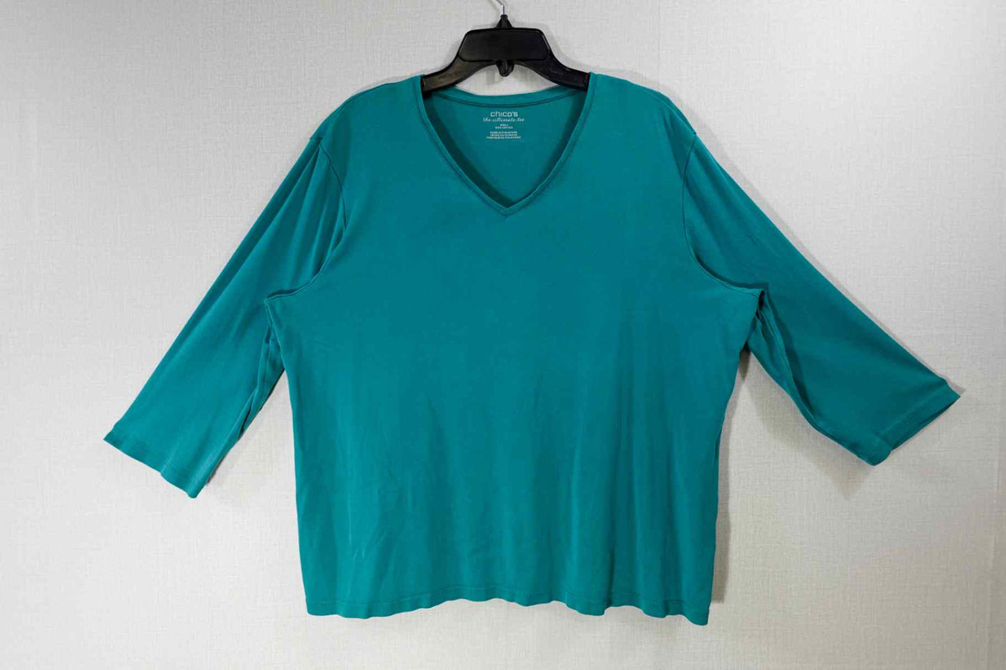 Chico's, 3/4 Sleeve Top, 20/22 (Chicos 4), cotton