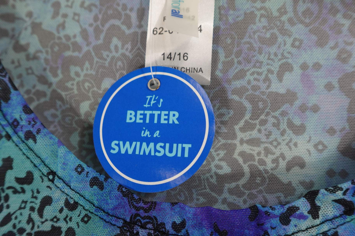 Swimsuits For All, New Swim Cover, 14/16, nylon, spandex