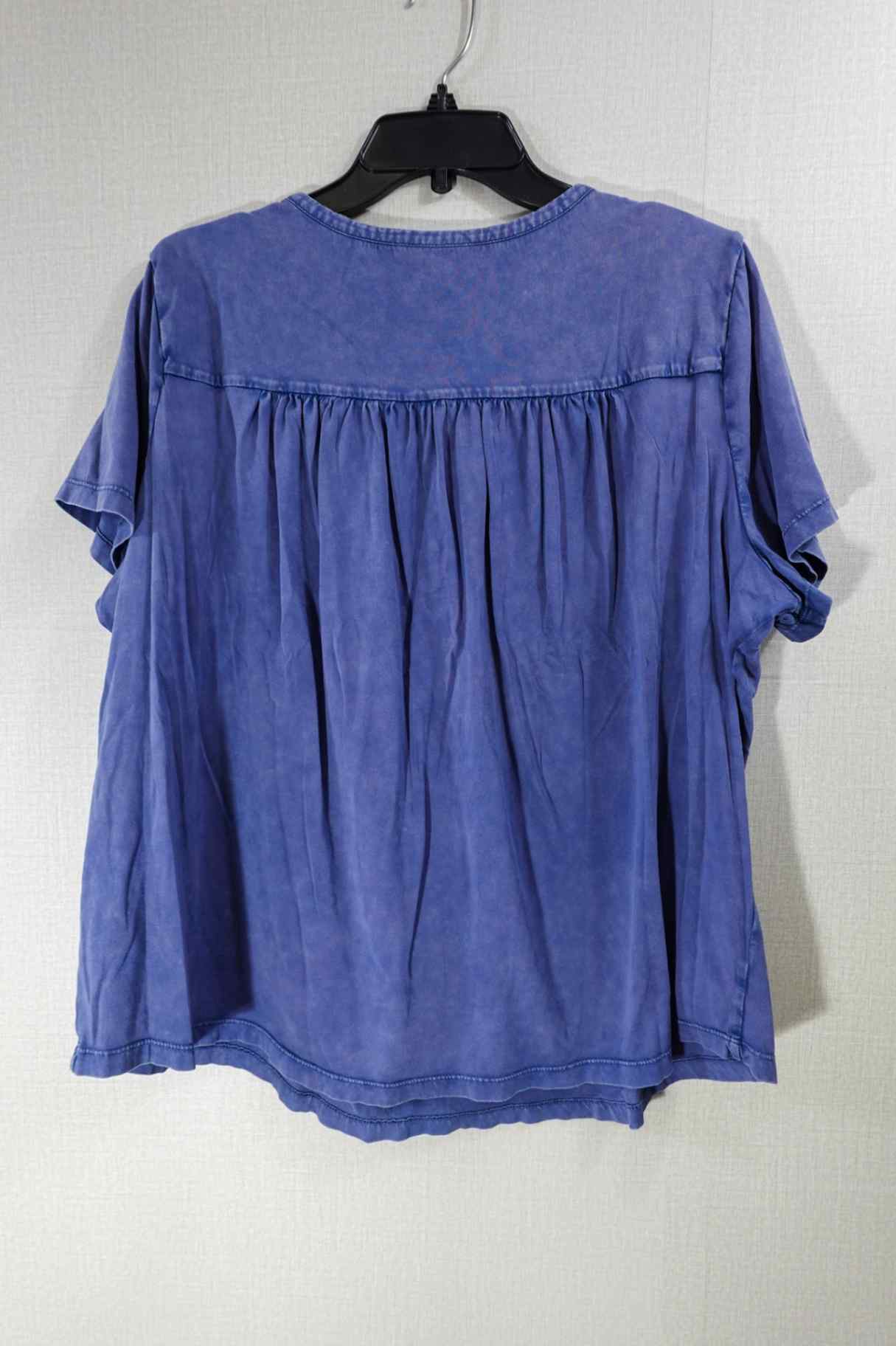 Coldwater Creek, Short Sleeved Top, 1X, cotton
