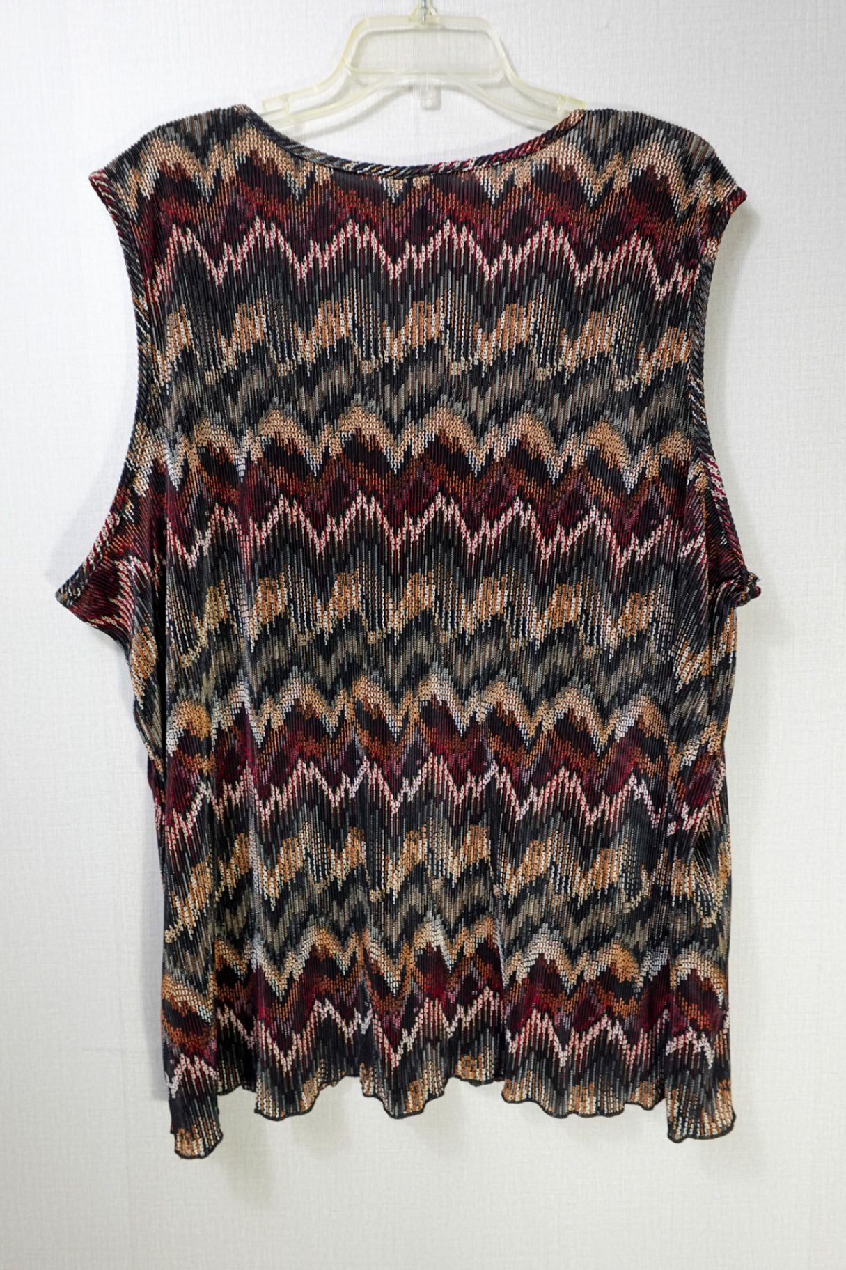 Maggy Barnes, Sleeveless Top, 4X, Polyester Blend