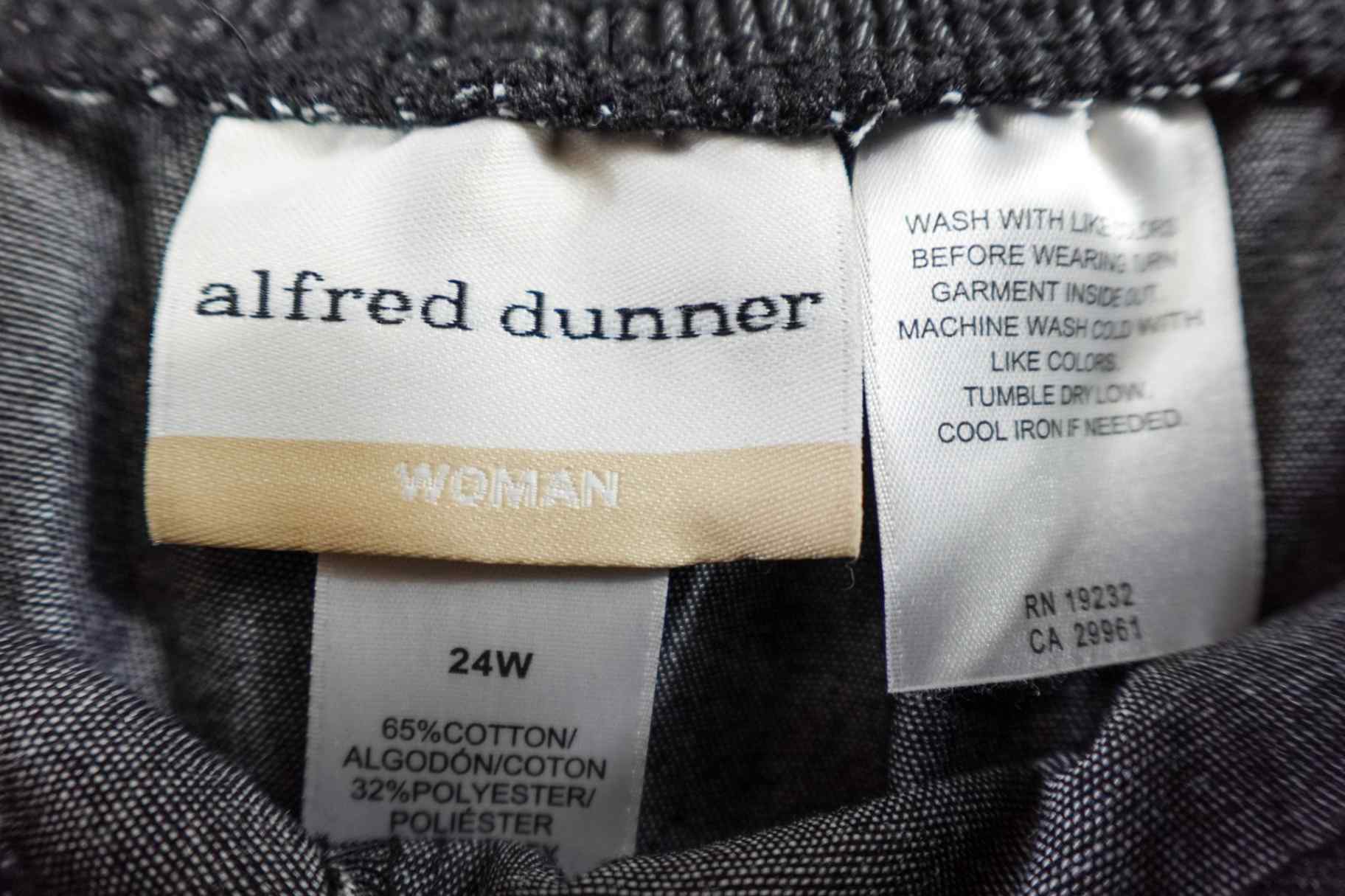 Alfred Dunner, Pants, 24W, cotton blend