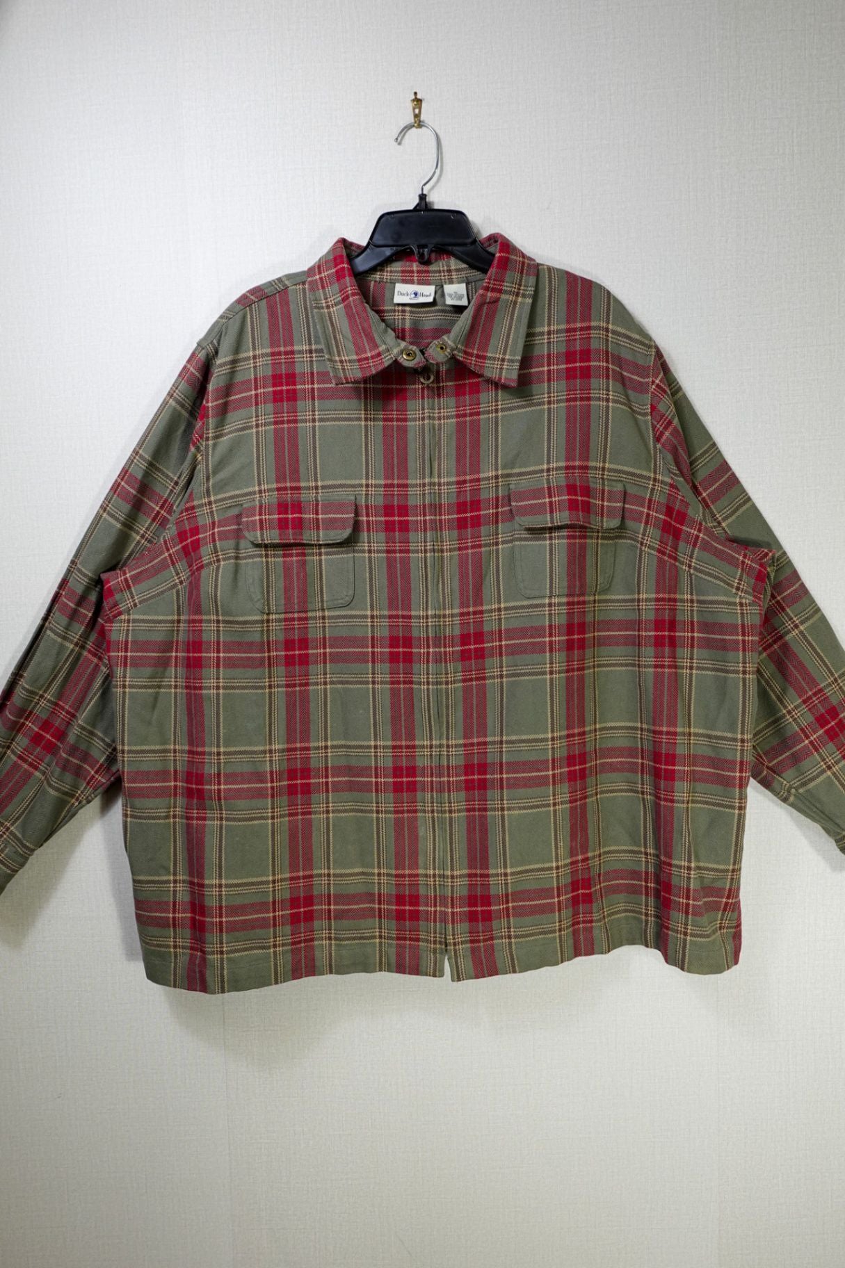 Duck Head, Long Sleeves Top, 3X, Cotton
