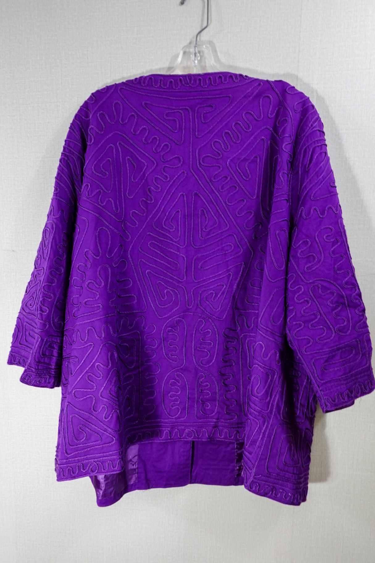 Maggie Barnes for Catherines, Light Jacket, 22/24, cotton, spandex