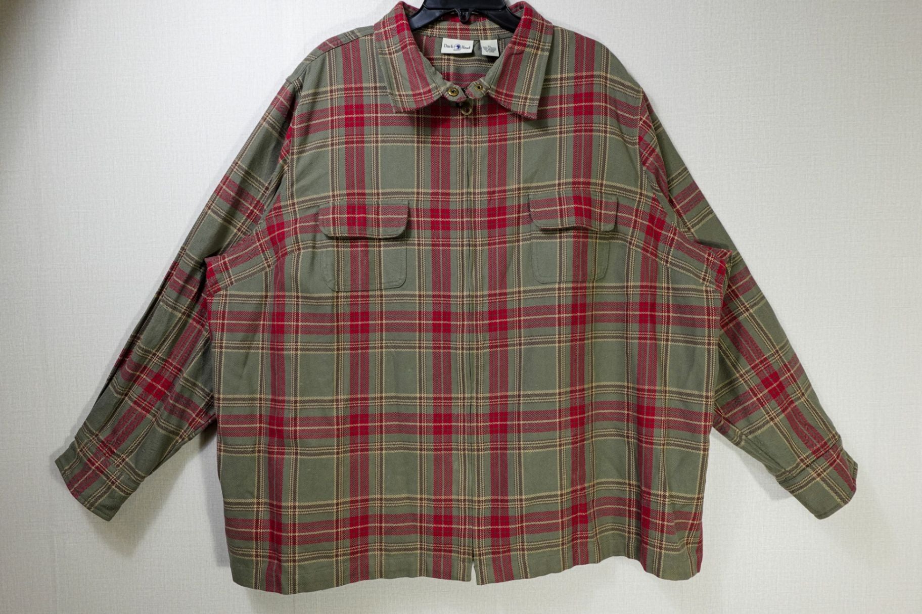 Duck Head, Long Sleeves Top, 3X, Cotton