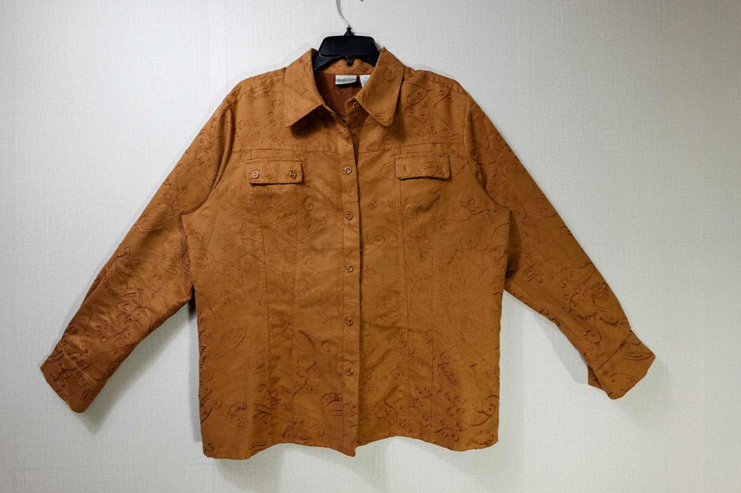 Chico's, Long Sleeves Top, XL (chicos 3), Polyester