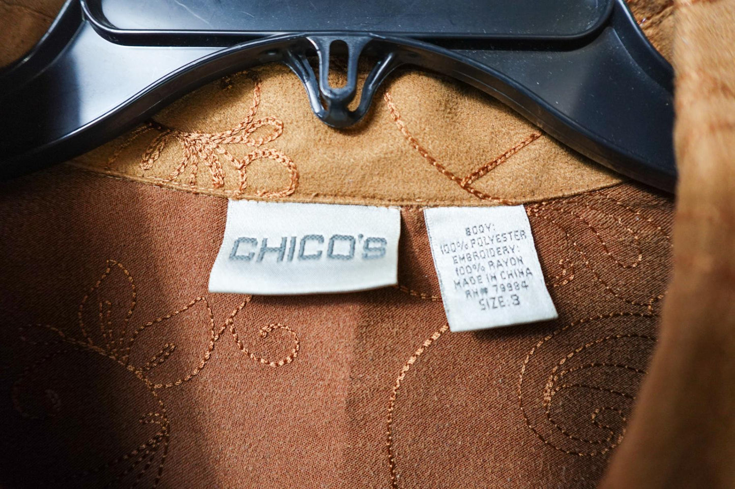 Chico's, Long Sleeves Top, XL (chicos 3), Polyester