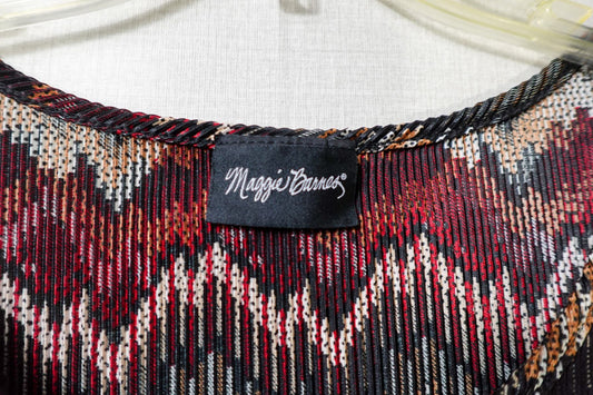 Maggy Barnes, Sleeveless Top, 4X, Polyester Blend