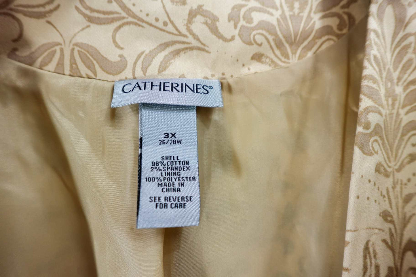 Catherines, Light Jacket, 26/28 , cotton, spandex