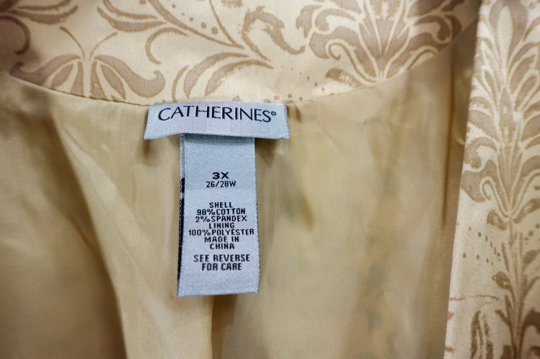 Catherines, Light Jacket, 26/28 , cotton, spandex