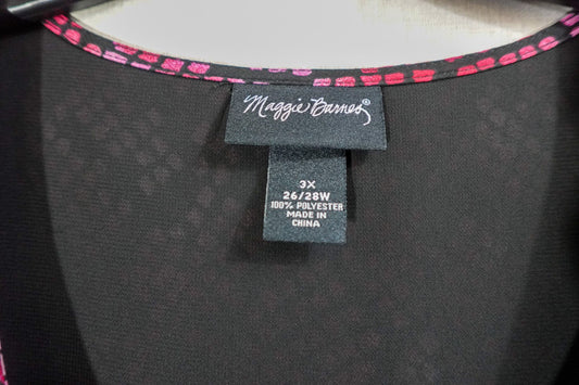 Maggie Barnes, Short Sleeve Top, 26/28,