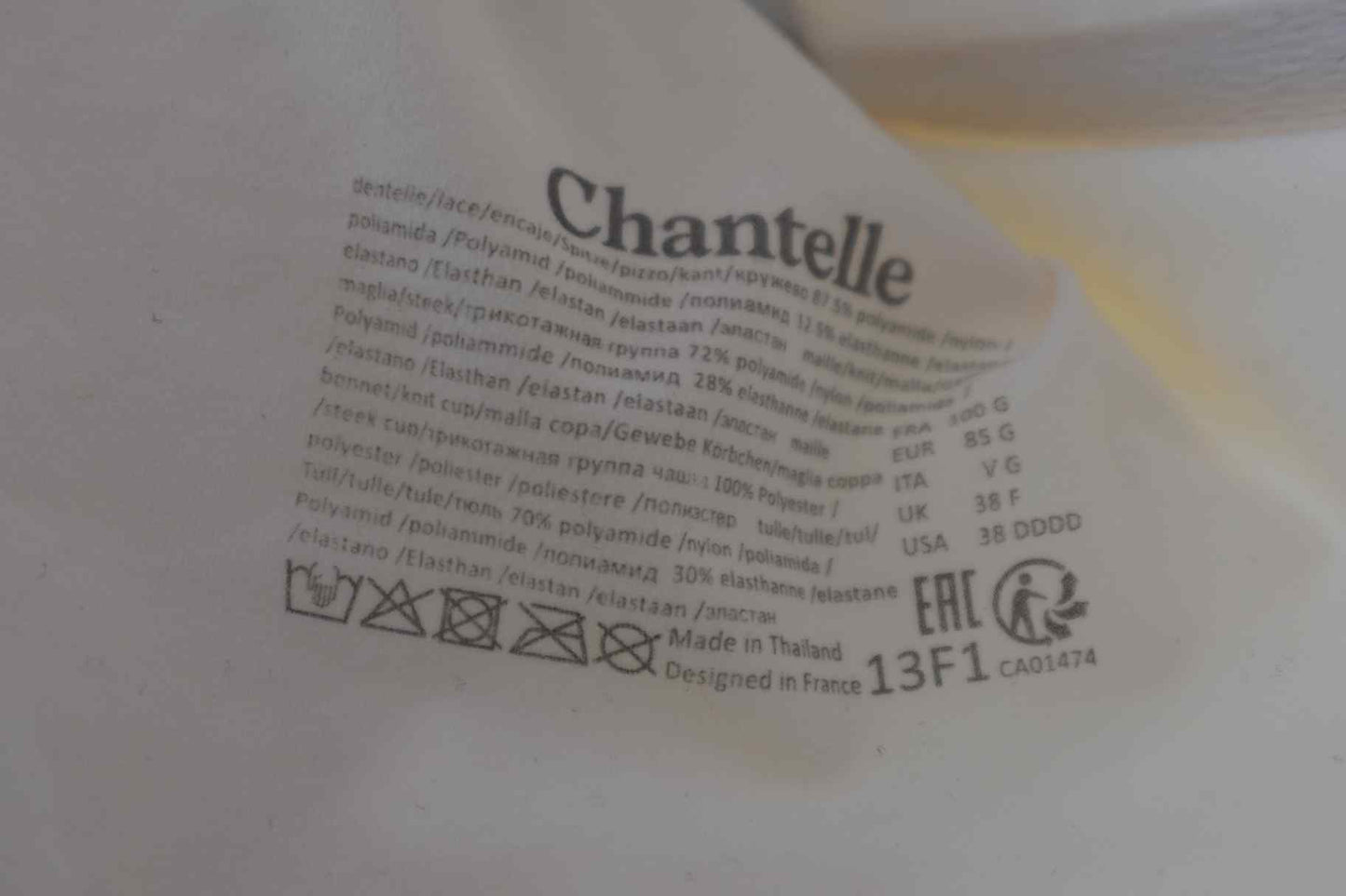 Chantelle, New Bra, 40DDDD , Polyester blend
