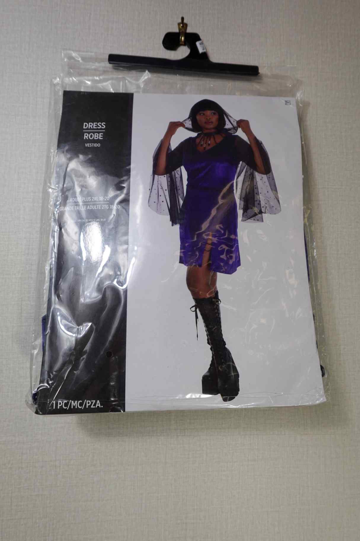 Vestido, New Costume, 18/20, Polyester