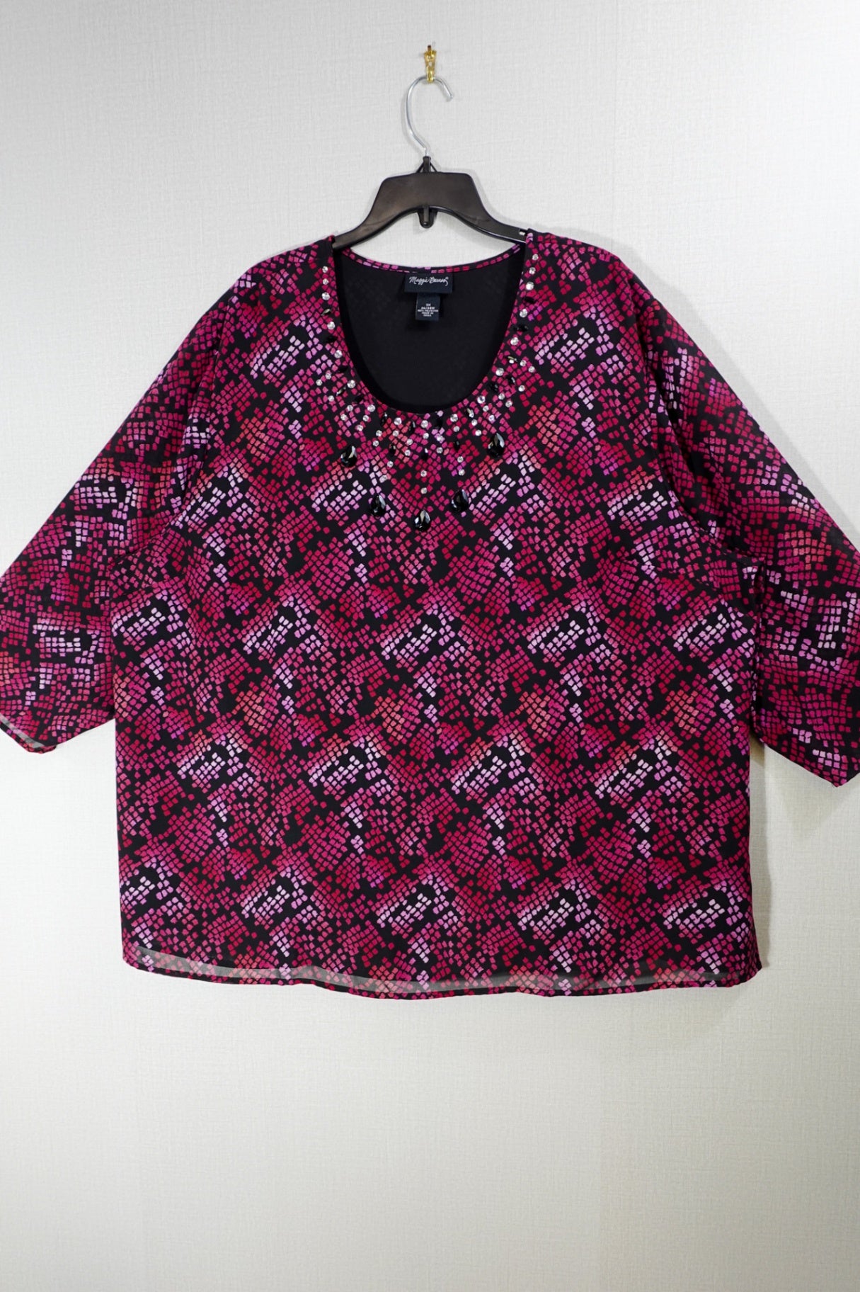 Maggie Barnes, Short Sleeve Top, 26/28,