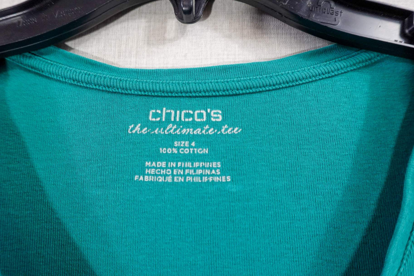 Chico's, 3/4 Sleeve Top, 20/22 (Chicos 4), cotton