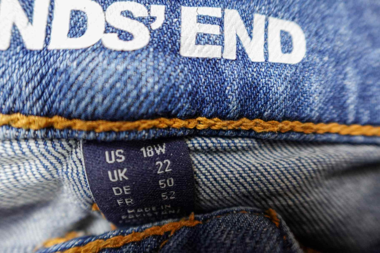 Lands' End, Jeans, 18W, Cotton