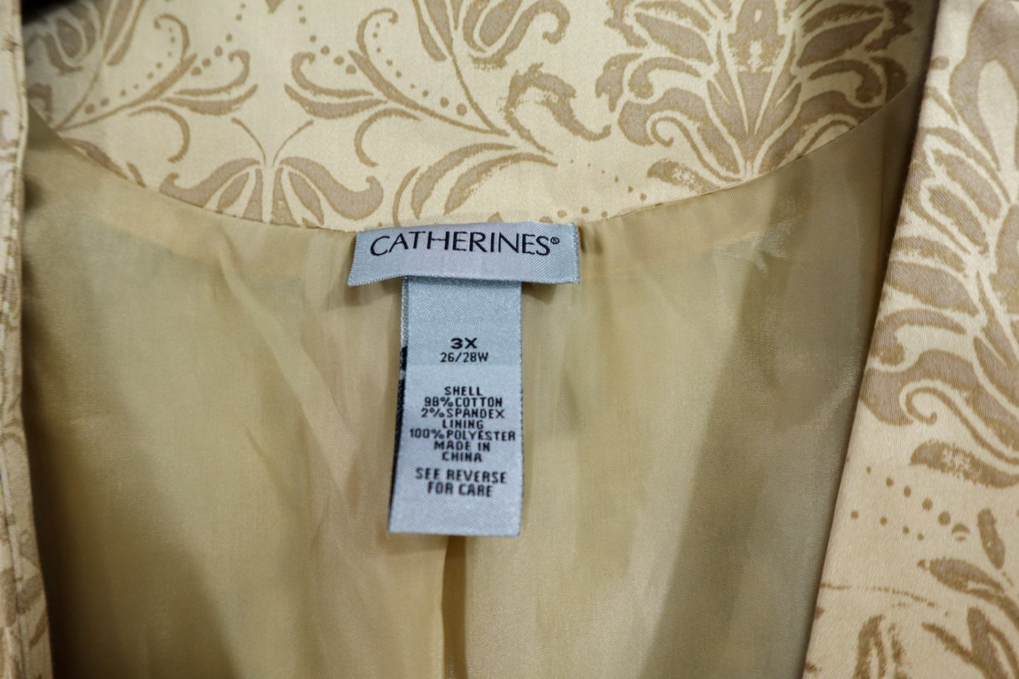 Catherines, Light Jacket, 26/28 , cotton, spandex