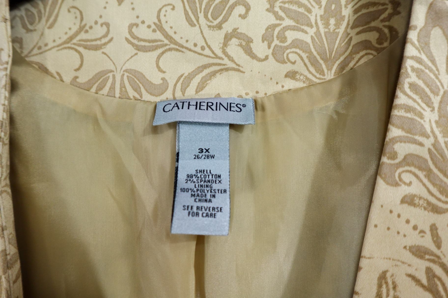 Catherines, Light Jacket, 26/28 , cotton, spandex