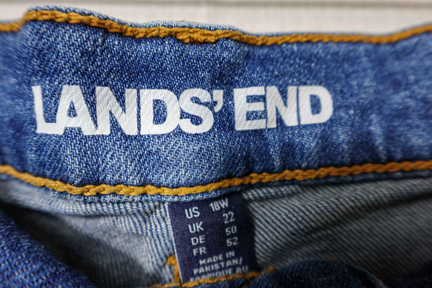 Lands' End, Jeans, 18W, Cotton