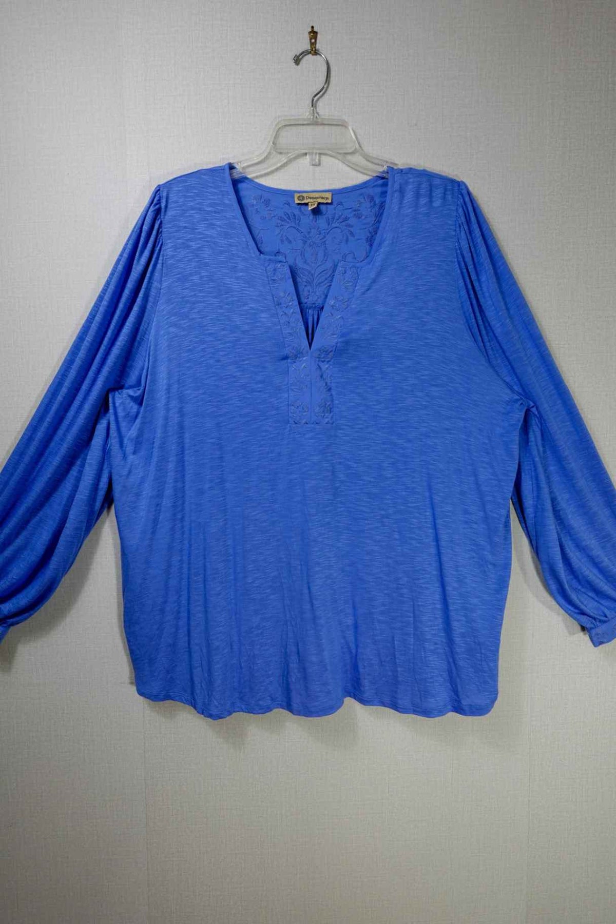 Democracy, Long Sleeves Top, 2X,