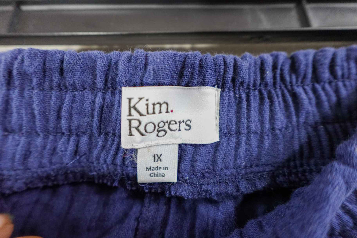 Kim Rogers, New Pants, 1X, Cotton blend