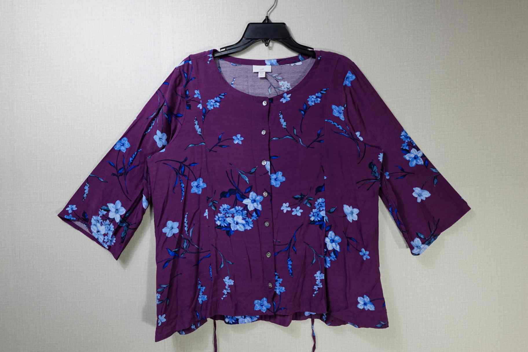 J.Jill, 3/4 Sleeve Top, LP, rayon