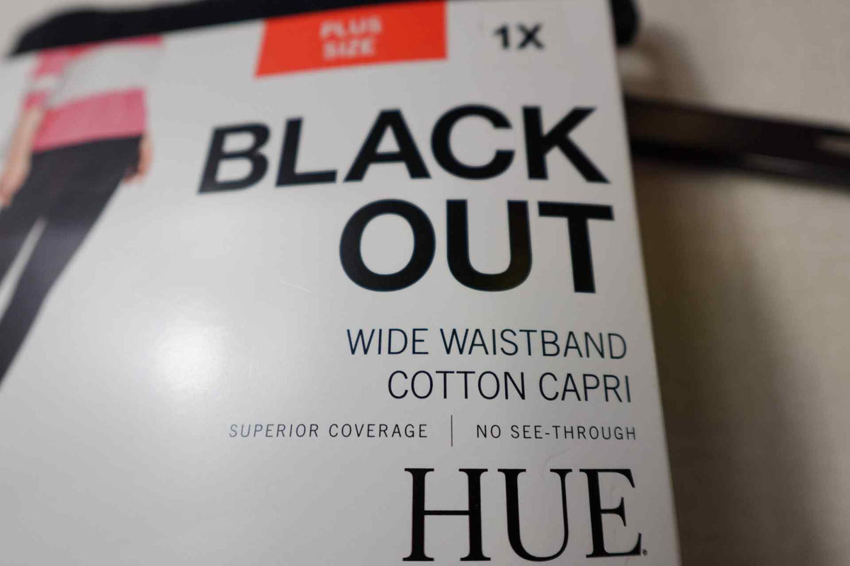 HUE, New Capri Leggings, 1X, Cotton blend