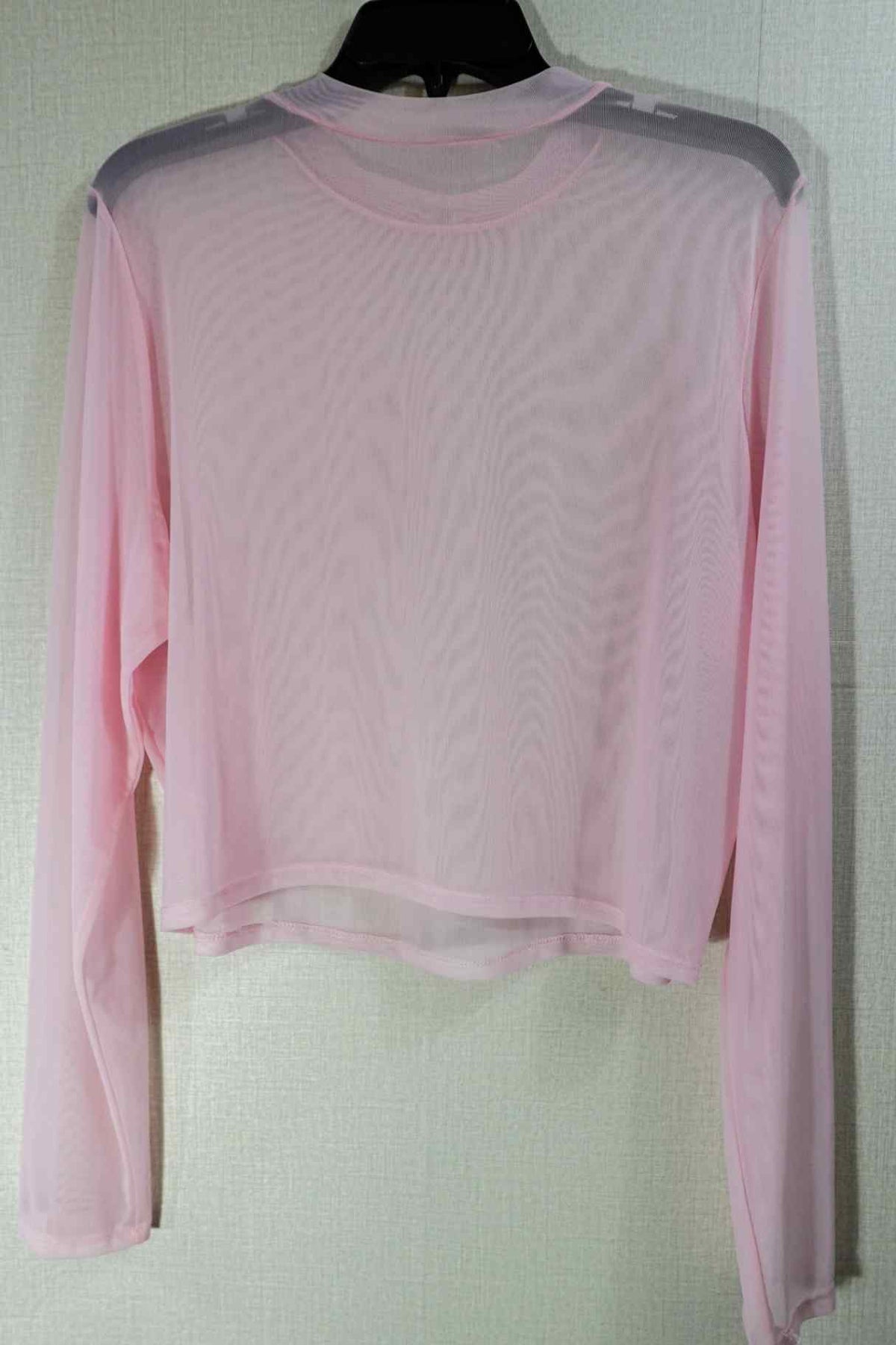 My Violet, Long Sleeves Crop Top, XL, polyester