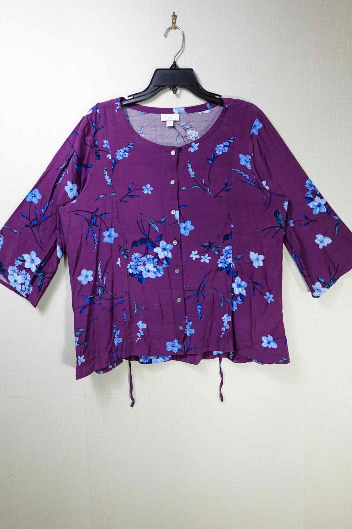 J.Jill, 3/4 Sleeve Top, LP, rayon