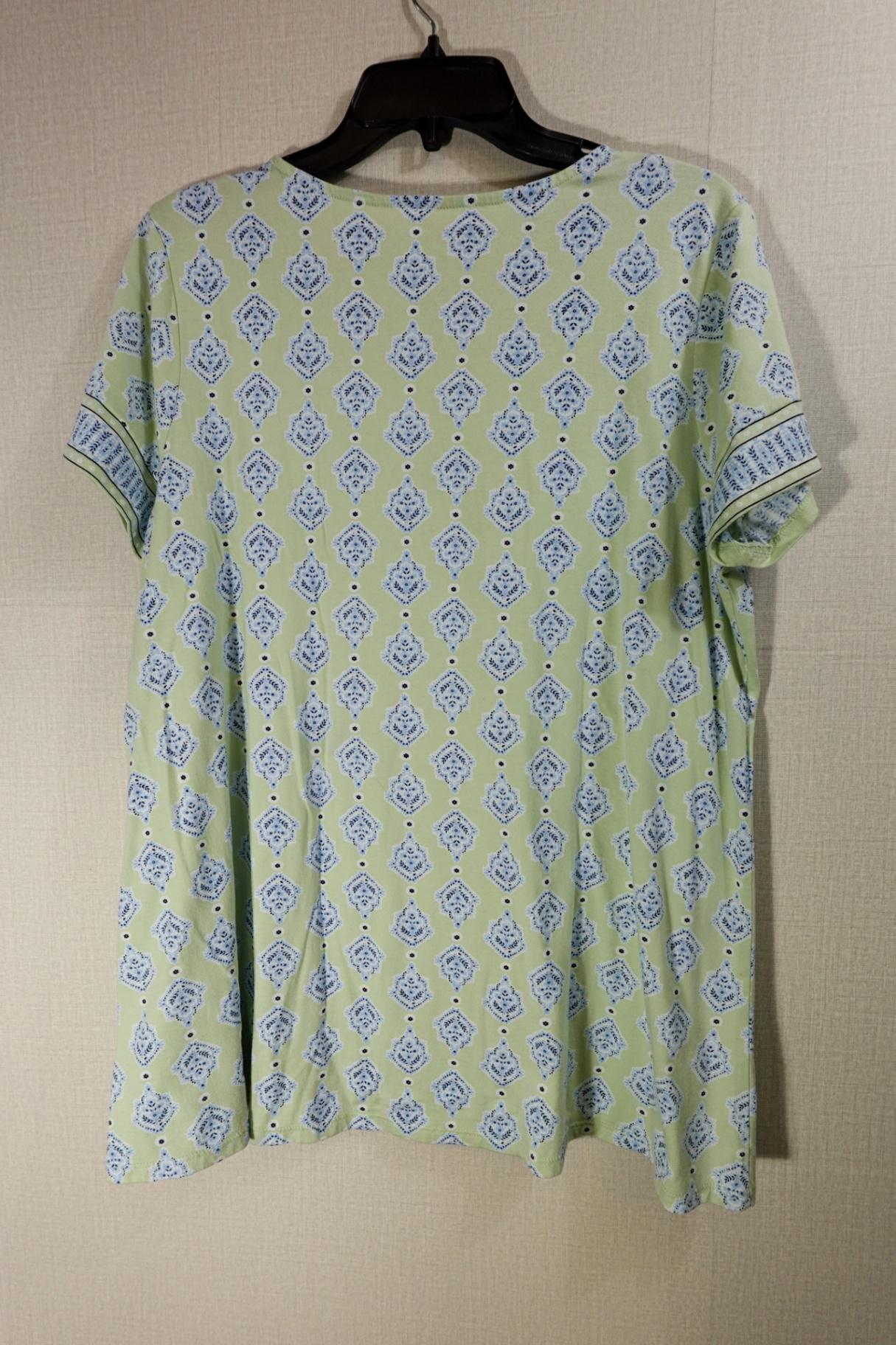 Pure Jill, Short Sleeved Top, L, Pina Cotton