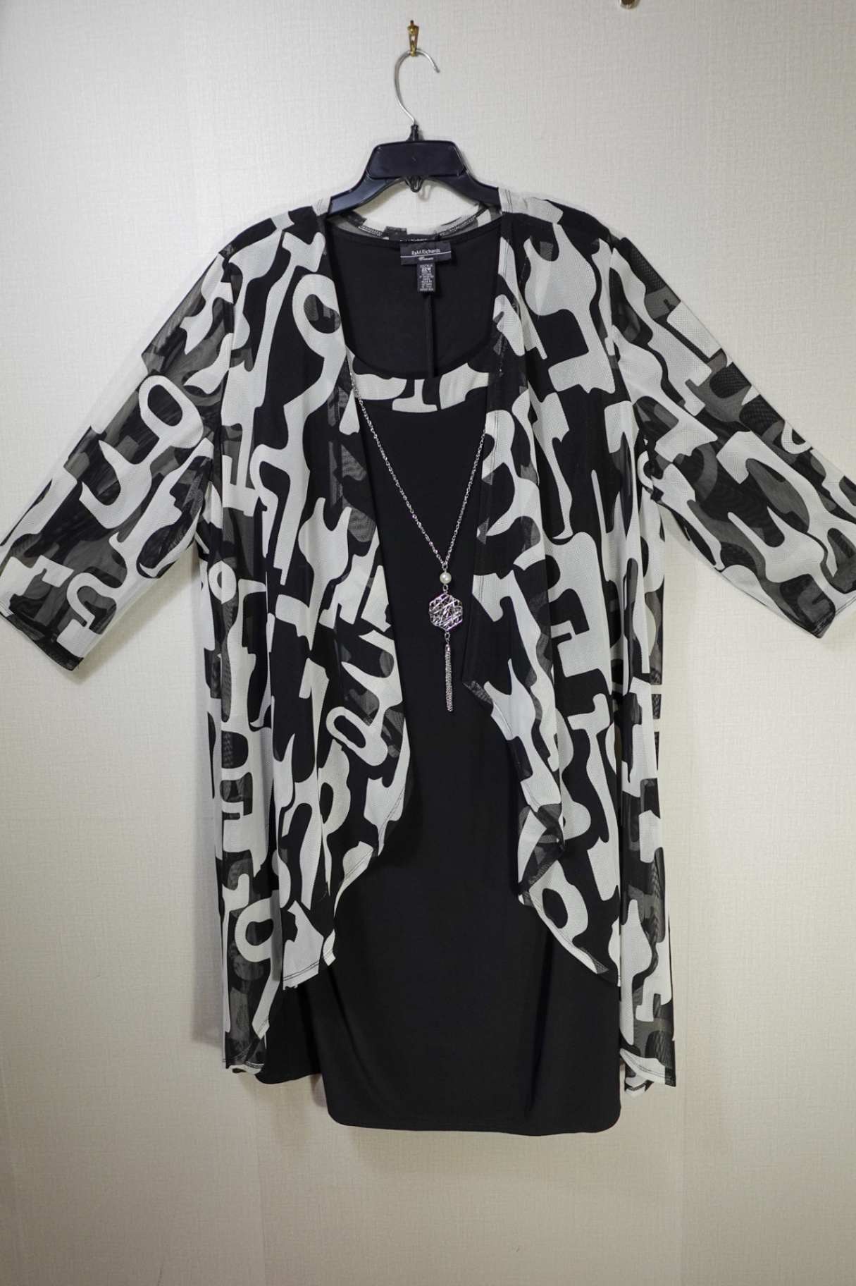 R&M Richards, Event- Dress, 22W, polyester, spandex