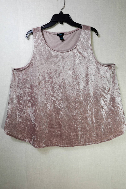 rue+, Sleeveless Top, 3X, Polyester