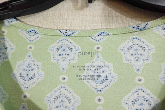 Pure Jill, Short Sleeved Top, L, Pina Cotton