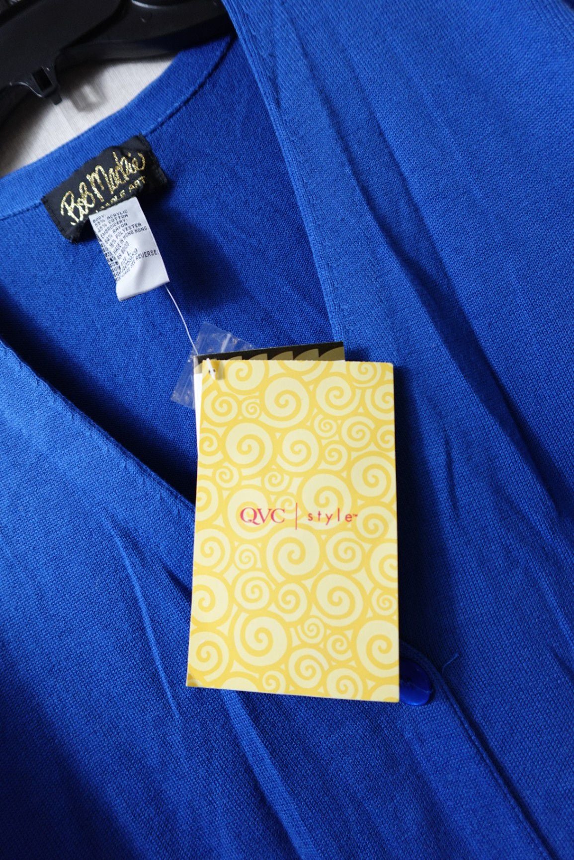 Bob Mackie, New Cardigan, L,