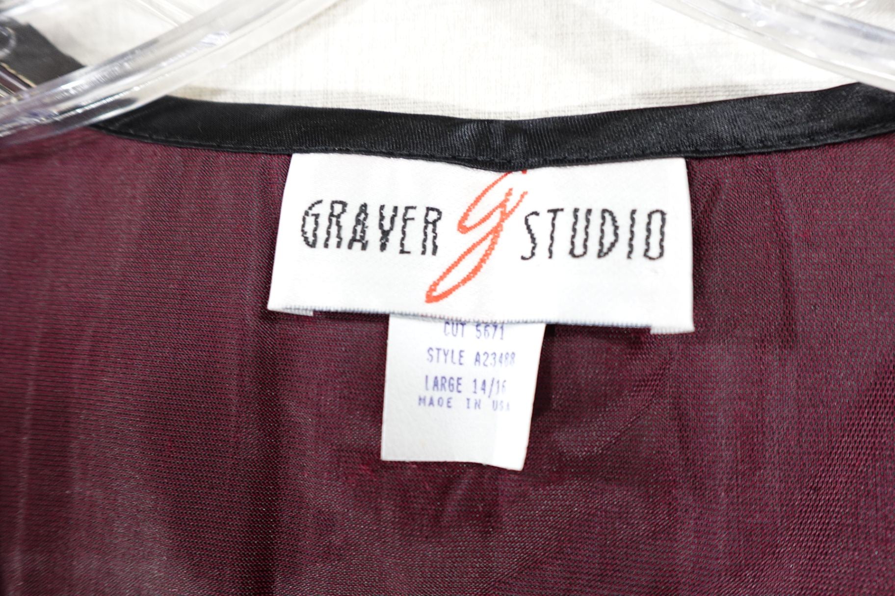 Graver Studio, Vest, 14/16, Velvet